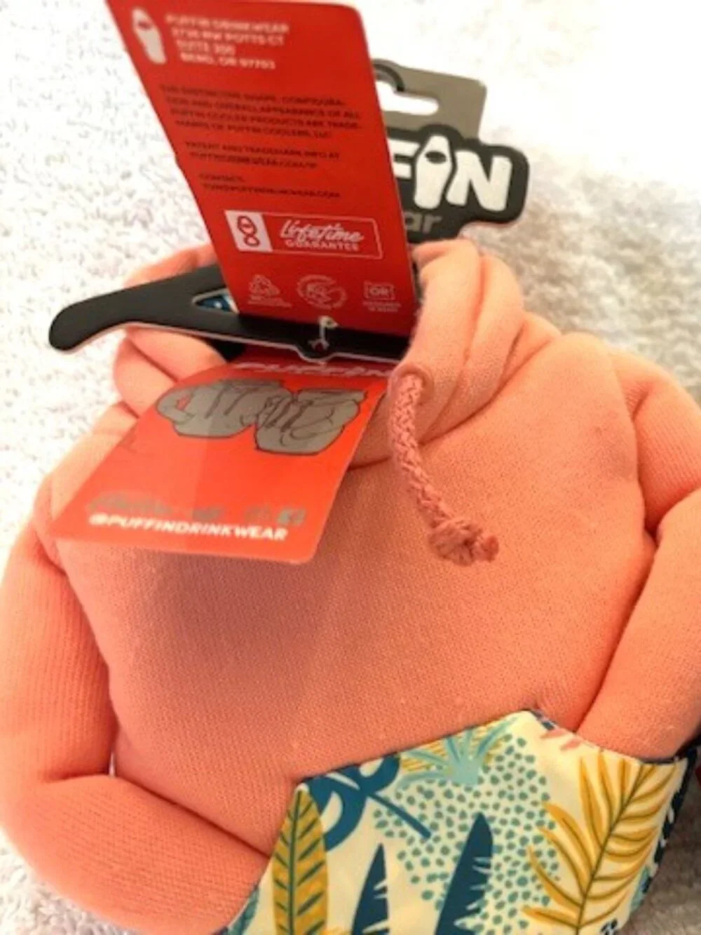 Puffin drinkwear two pack insulators: The Puffy Vest and The Hoodie